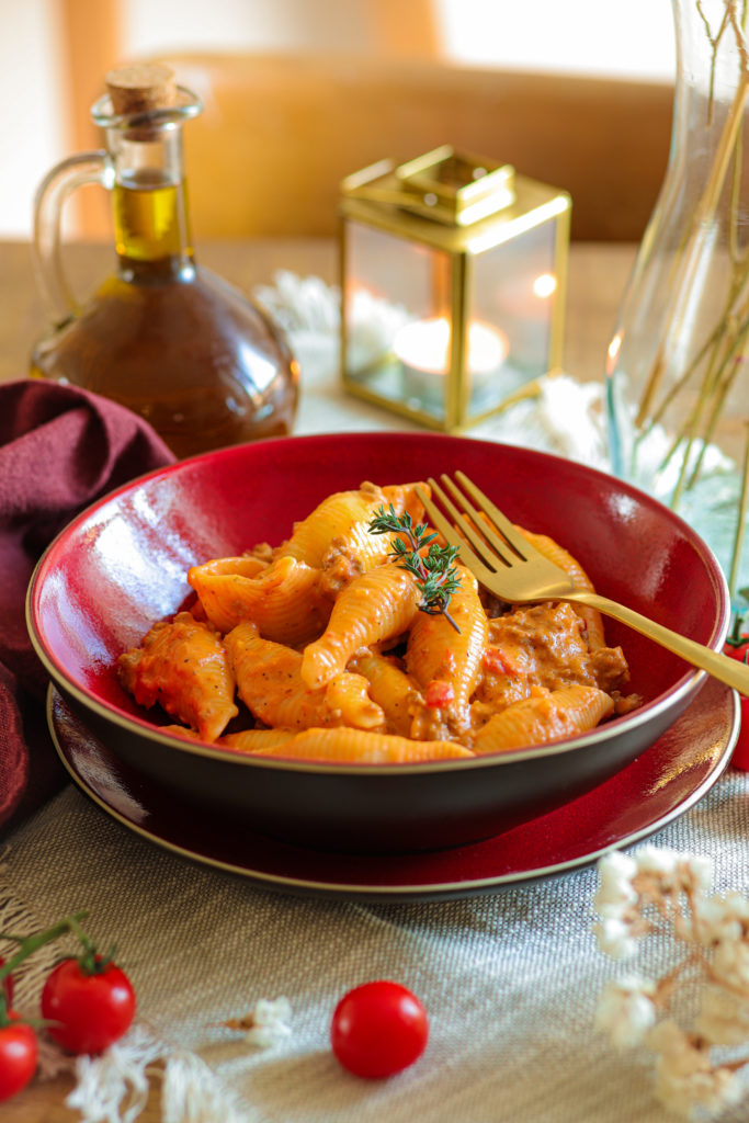 [ Conchiglionis à la tomate et au bœuf 🍝]