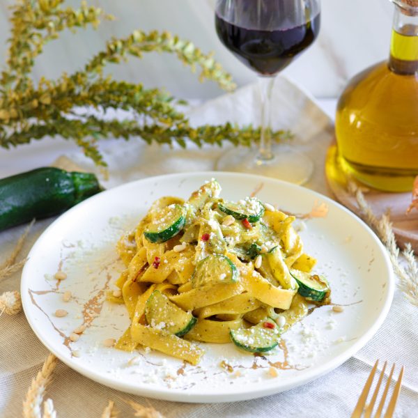 Pâtes au Pesto et courgette