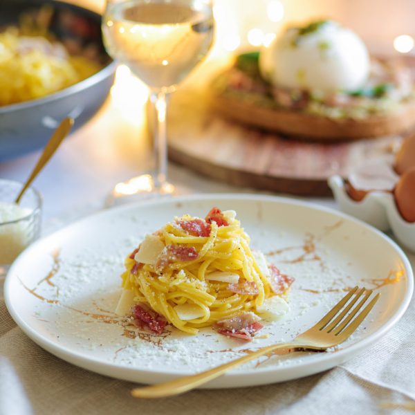 Pâtes à la carbonara la véritable recette à l'italienne