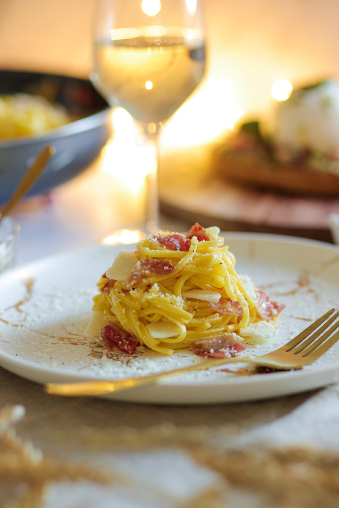 Pâtes à la carbonara la véritable recette à l'italienne