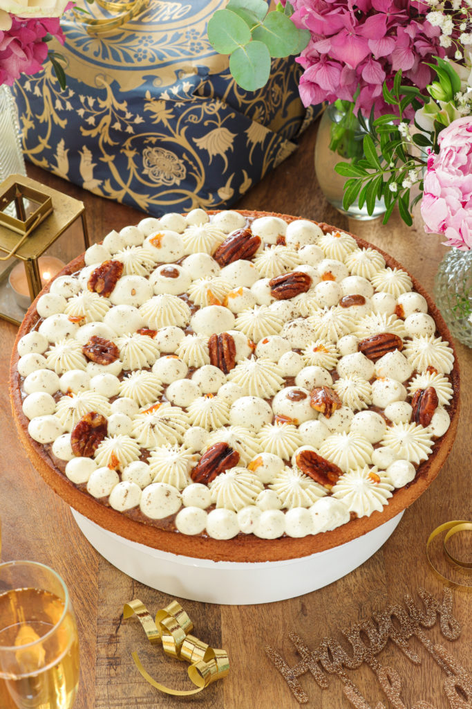 Tarte vanille pécan