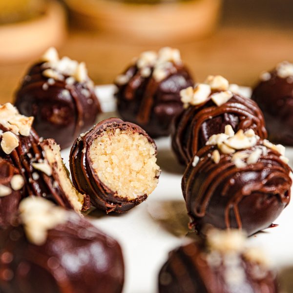 Truffes au marizpan chocolat
