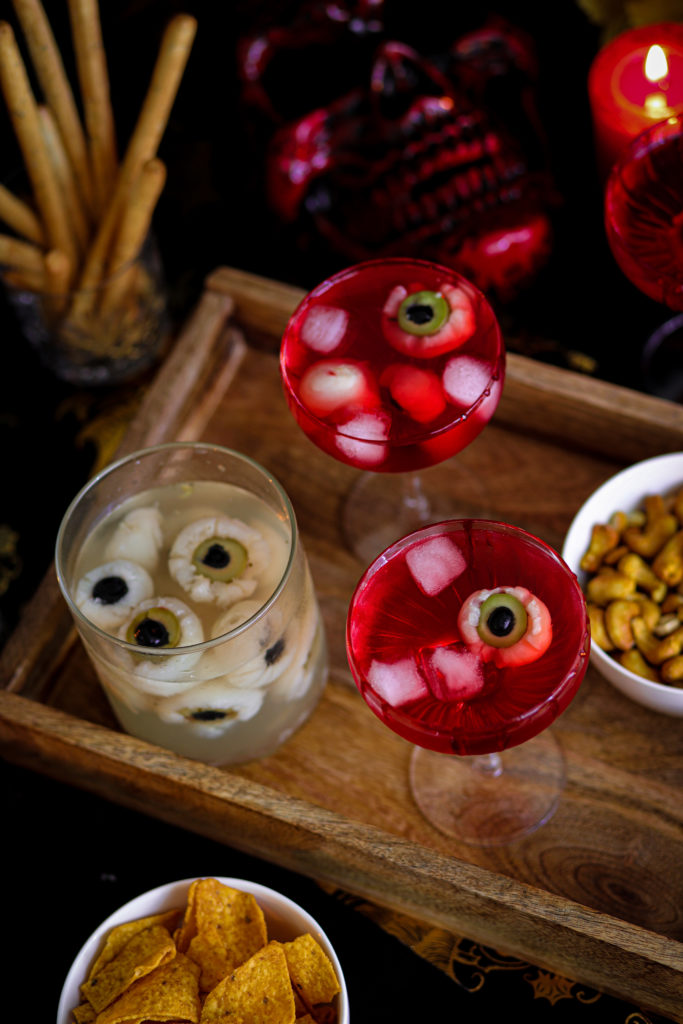 cocktail sanglant grenade cranberry halloween oeil
