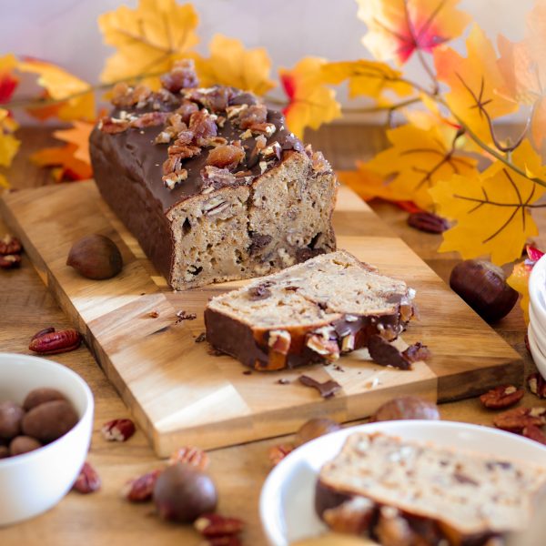 Cake marrons pécan chocolat