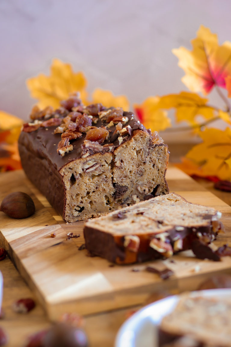 Cake marrons pécan chocolat